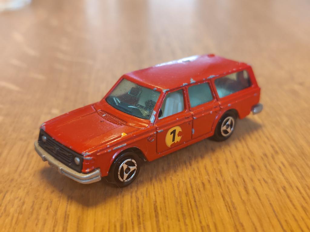 Majorette Volvo 245 DL ROOD, Ophalen of Verzenden, Zo goed als nieuw, Auto