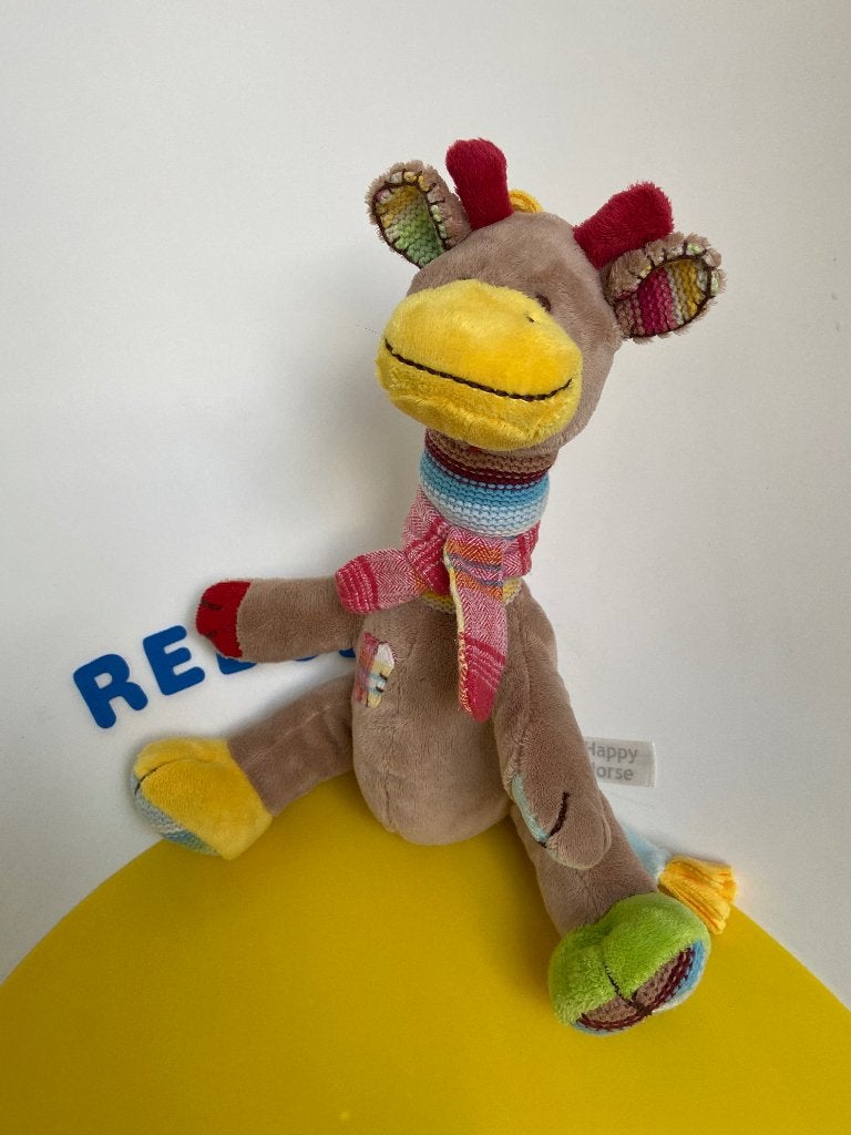 K2971 happy horse giraf giraffe, Ophalen of Verzenden, Zo goed als nieuw, Overige typen