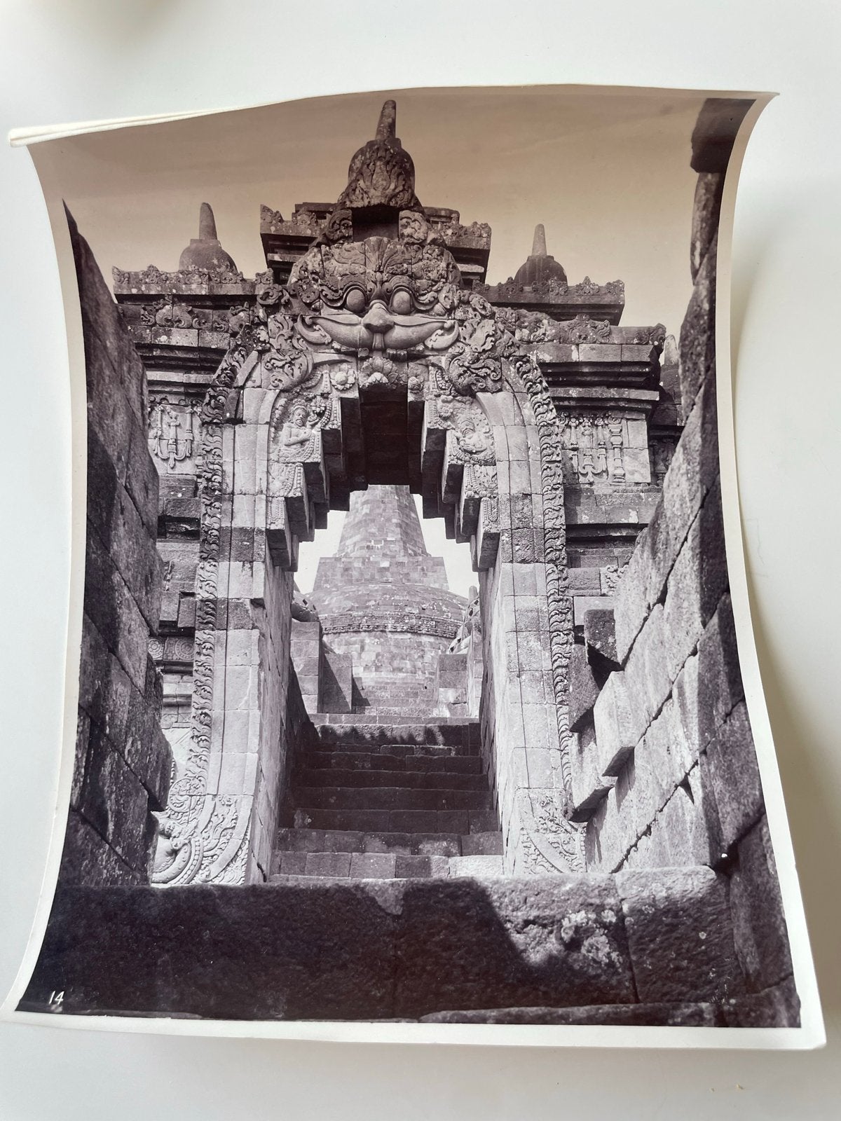 Set van 6 originele foto's Borobudur, Java (1912), Ophalen of Verzenden, Foto, Fotografie, Origineel