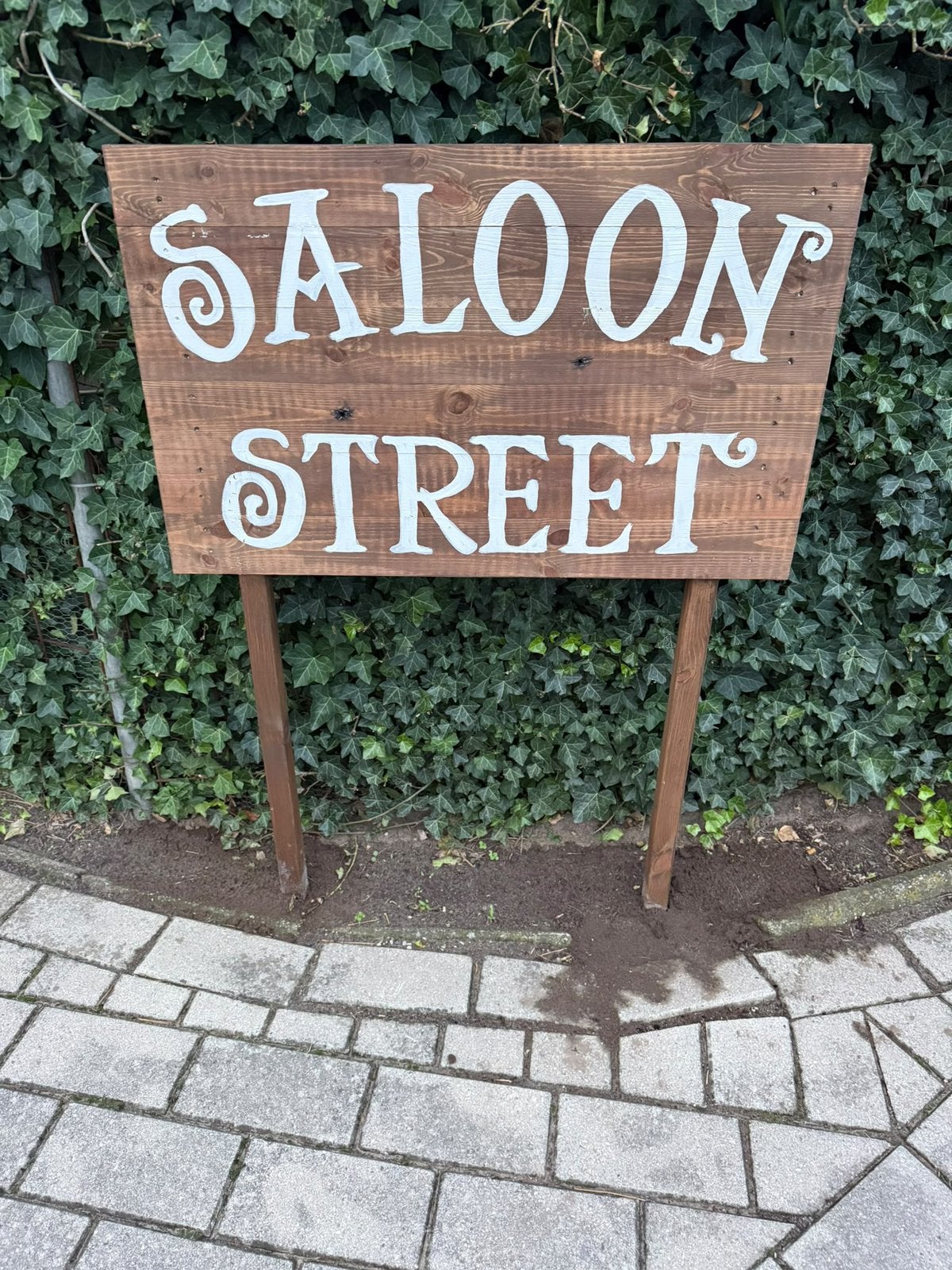 Straat versiering, Wild West, Huis en Inrichting, Ophalen of Verzenden, Zo goed als nieuw, Handgemaakt, Hout