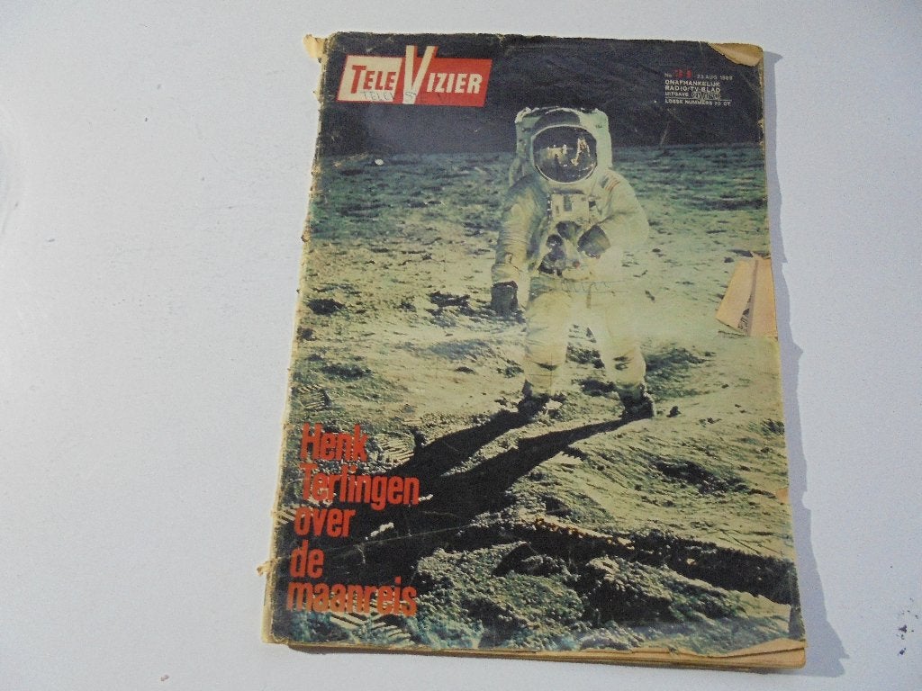 1969 originele Televizier Maanlanding (R2-141), Ophalen, Gelezen, Muziek, Film of Tv
