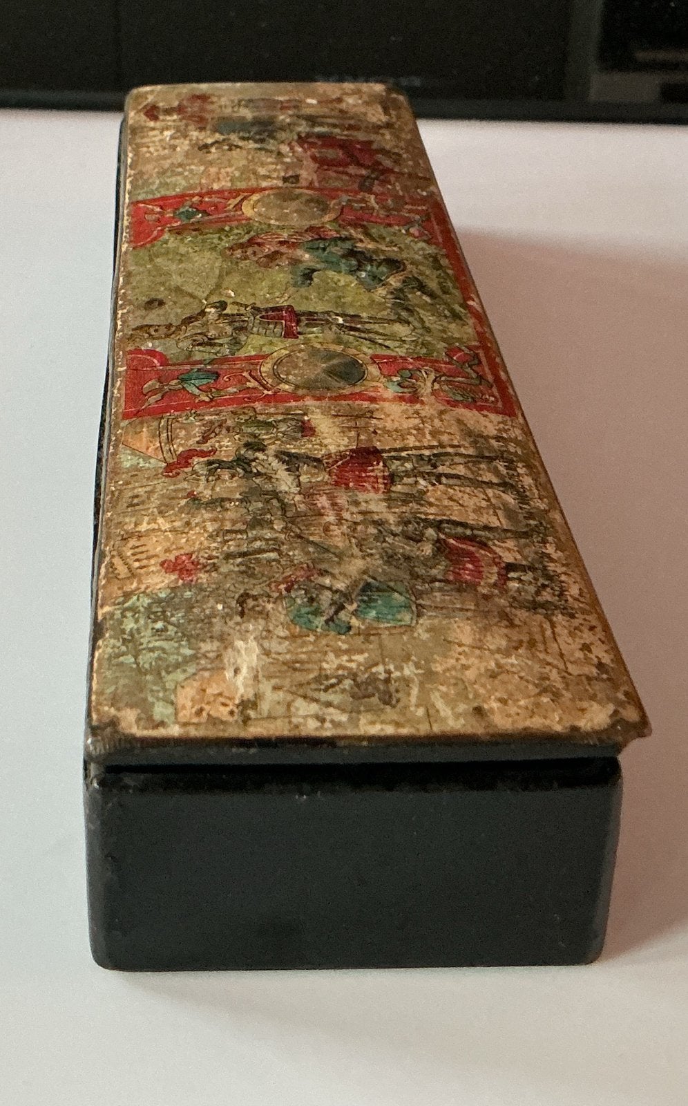 Antiek Perzisch pennendoosjes van papier-mache.rond 1920, Antiek en Kunst, Ophalen of Verzenden