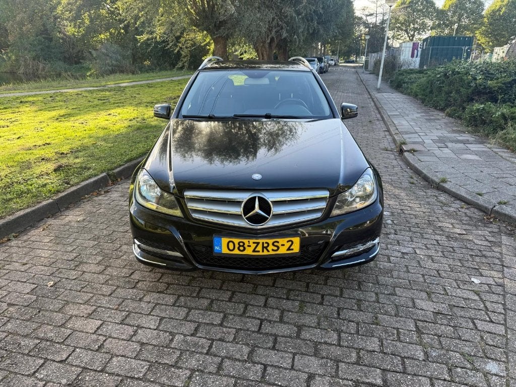 Mercedes-Benz C-Klasse 1.6 C180 Kompr. Estate AUT 2013 Zwart, Auto's, Automaat, Achterwielaandrijving, 1800 kg, 1445 kg