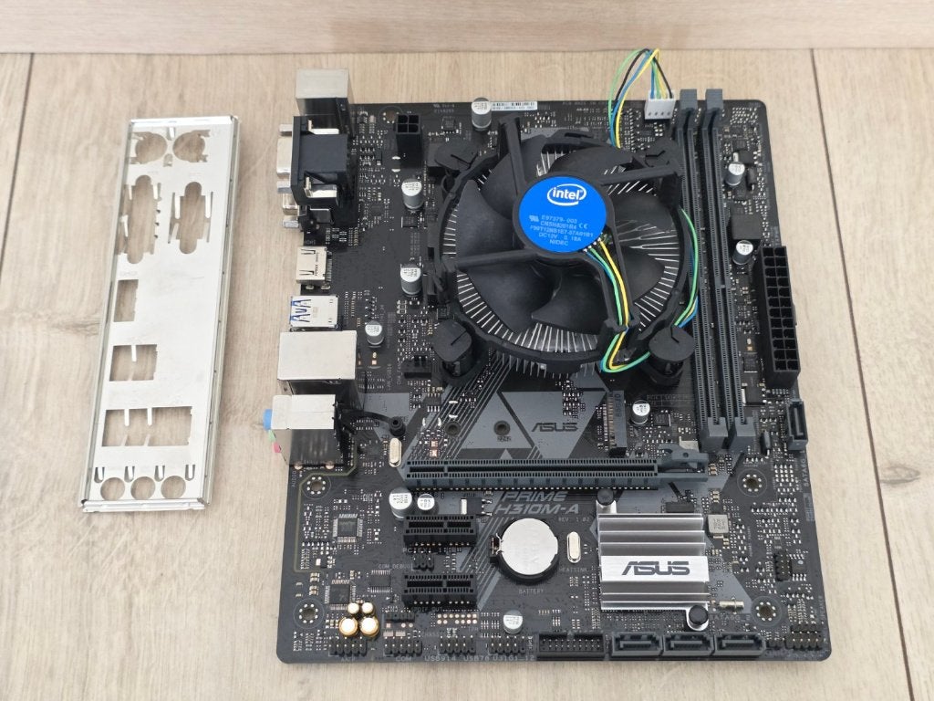 ASUS PRIME H310M-A Moederbord + Pentium Gold G5400 - 3.70, Ophalen of Verzenden, Gebruikt, DDR4