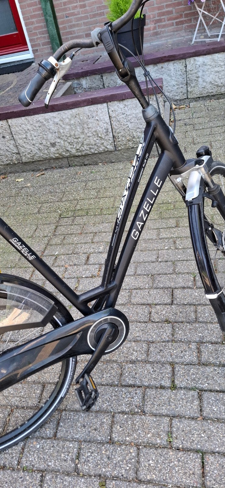 Leuke Gazelle Chamonix Plus LTO damesfiets, Ophalen, Velgrem, Versnellingen, Gazelle