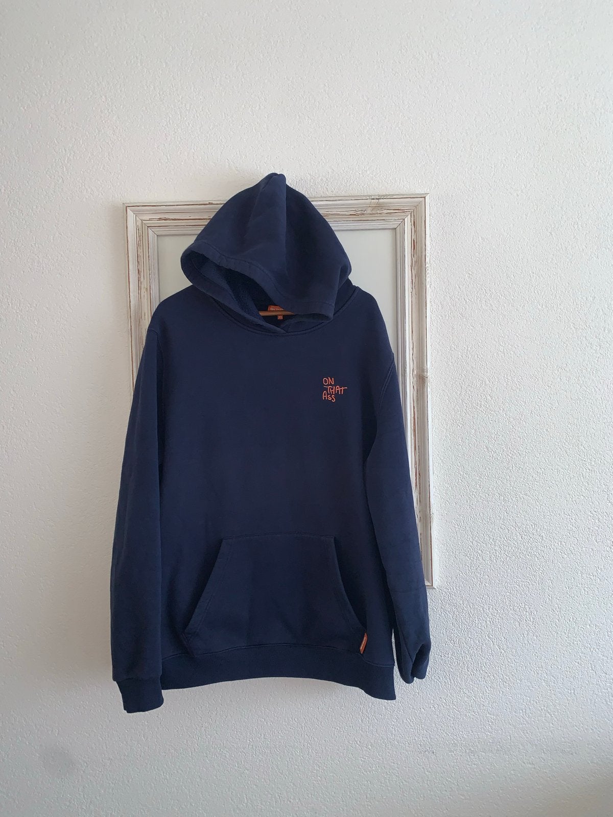 On That Ass hoodie maat XXL, Ophalen of Verzenden, Zo goed als nieuw, Overige maten, Blauw