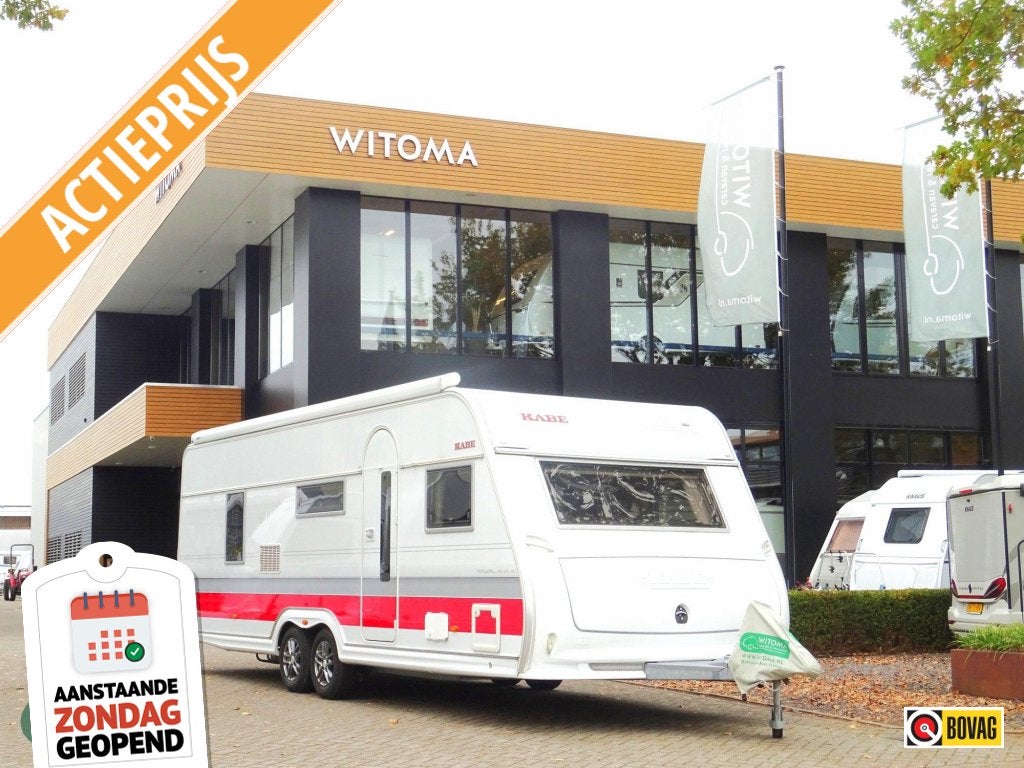 Kabe Royal 740 GXL Nu in prijs verlaagd!, Caravans en Kamperen, Bedrijf, Treinzit, Kabe, Overige typen
