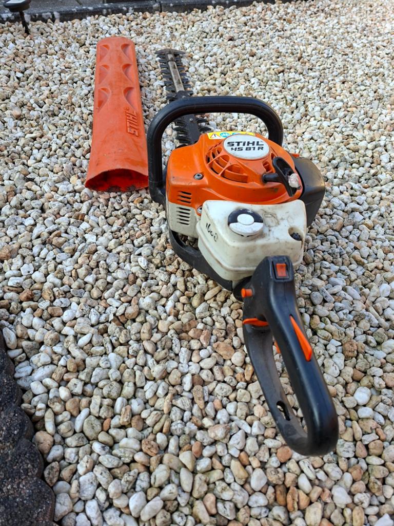 Stihl hs81r heggenschaar, Tuin en Terras, Heggenscharen, Ophalen of Verzenden, Gebruikt, Benzine, Stihl