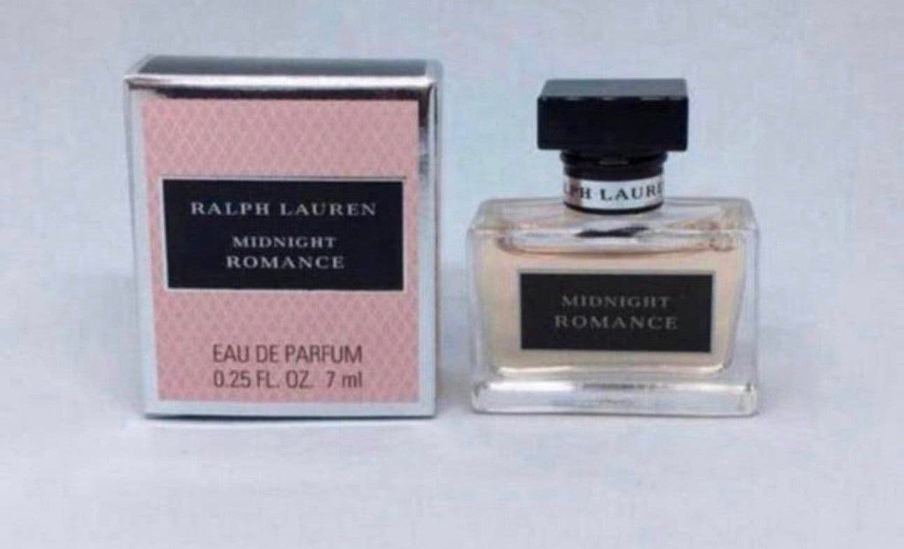 Miniatuur Midnight Romance 7 ml eau de parfum Ralph Lauren, Verzamelen, Parfumverzamelingen, Verzenden, Nieuw, Miniatuur, Gevuld