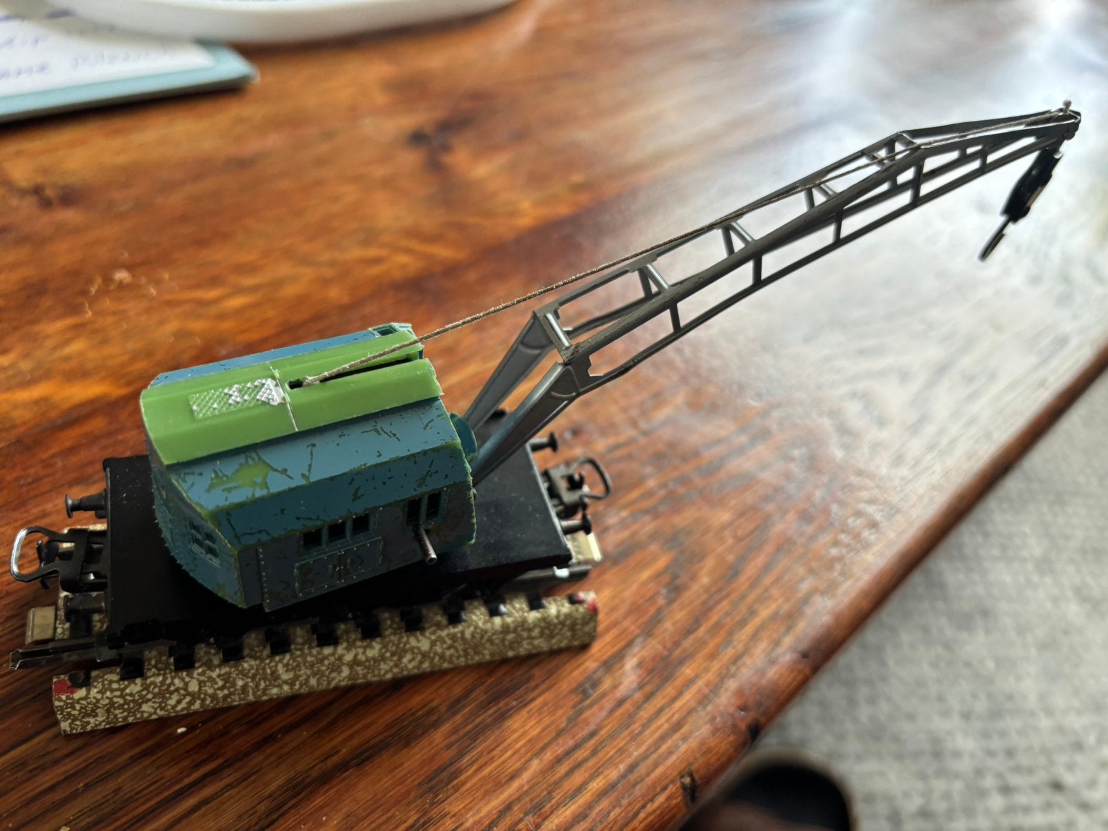 MARKLIN HIJSKRAAN MET DRAAIMECHANISME op WAGON (zie foto’s), Overige merken, Wisselstroom, Wagon, Ophalen of Verzenden
