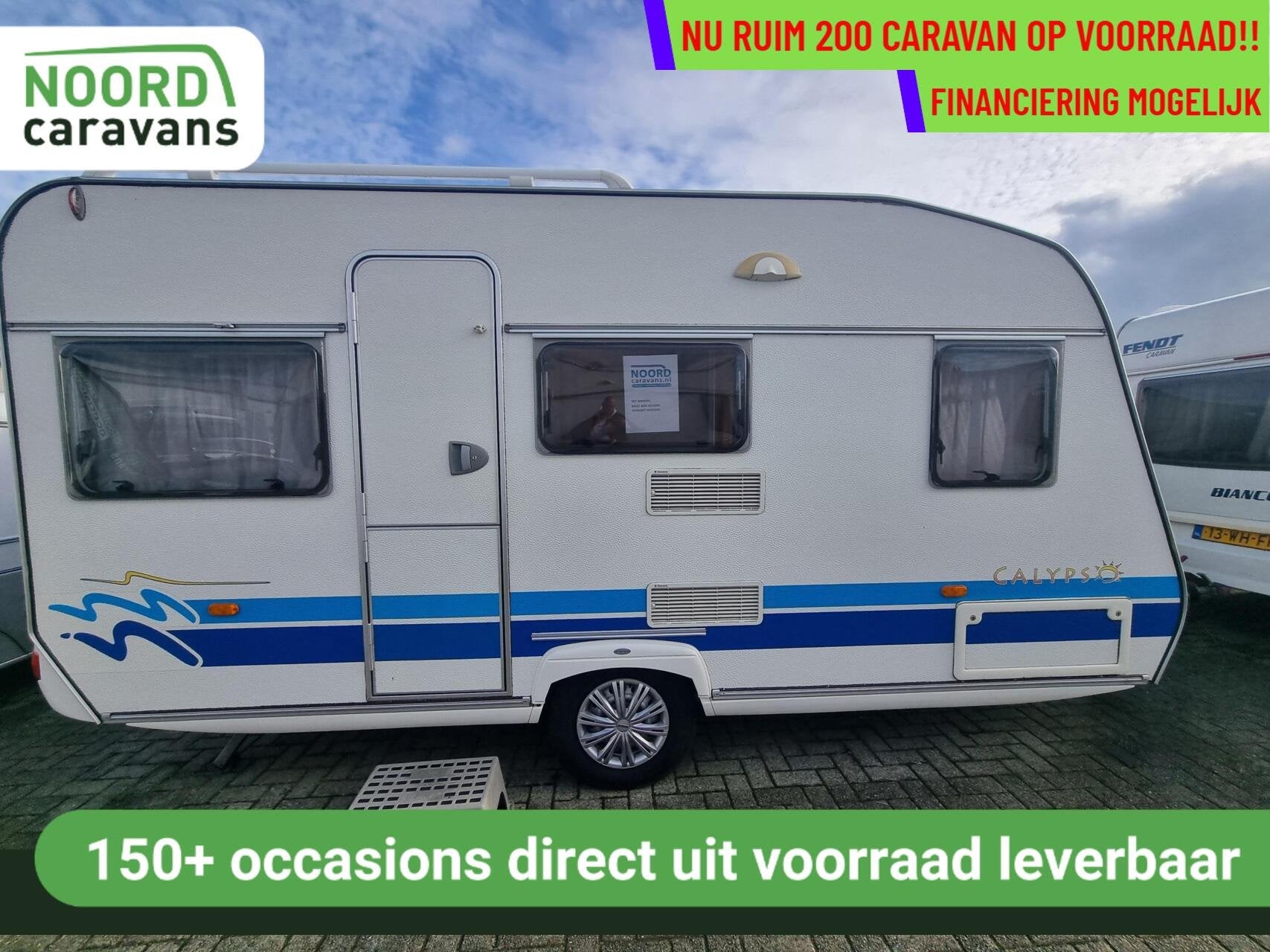 Chateau CALYPSO 430 VOORTENT + ZAKLUIFEL + DWARSBED, Caravans en Kamperen, Chateau, Hordeur, Bedrijf, 750 - 1000 kg