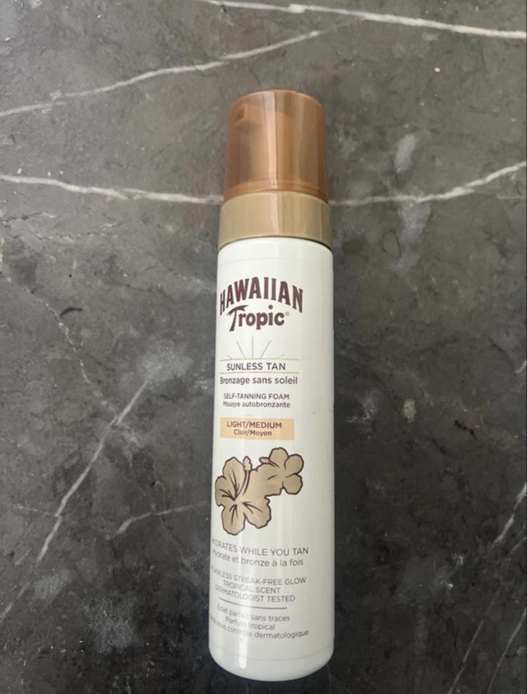 Hawaiian Tropic Sunless Tan Zelfbruiningsmousse Nieuw, Ophalen of Verzenden, Nieuw, Overige typen