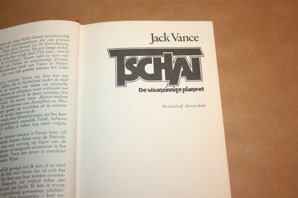Tschai. De Waanzinnige Planeet. Jack Vance., Boeken, Ophalen of Verzenden, Gelezen
