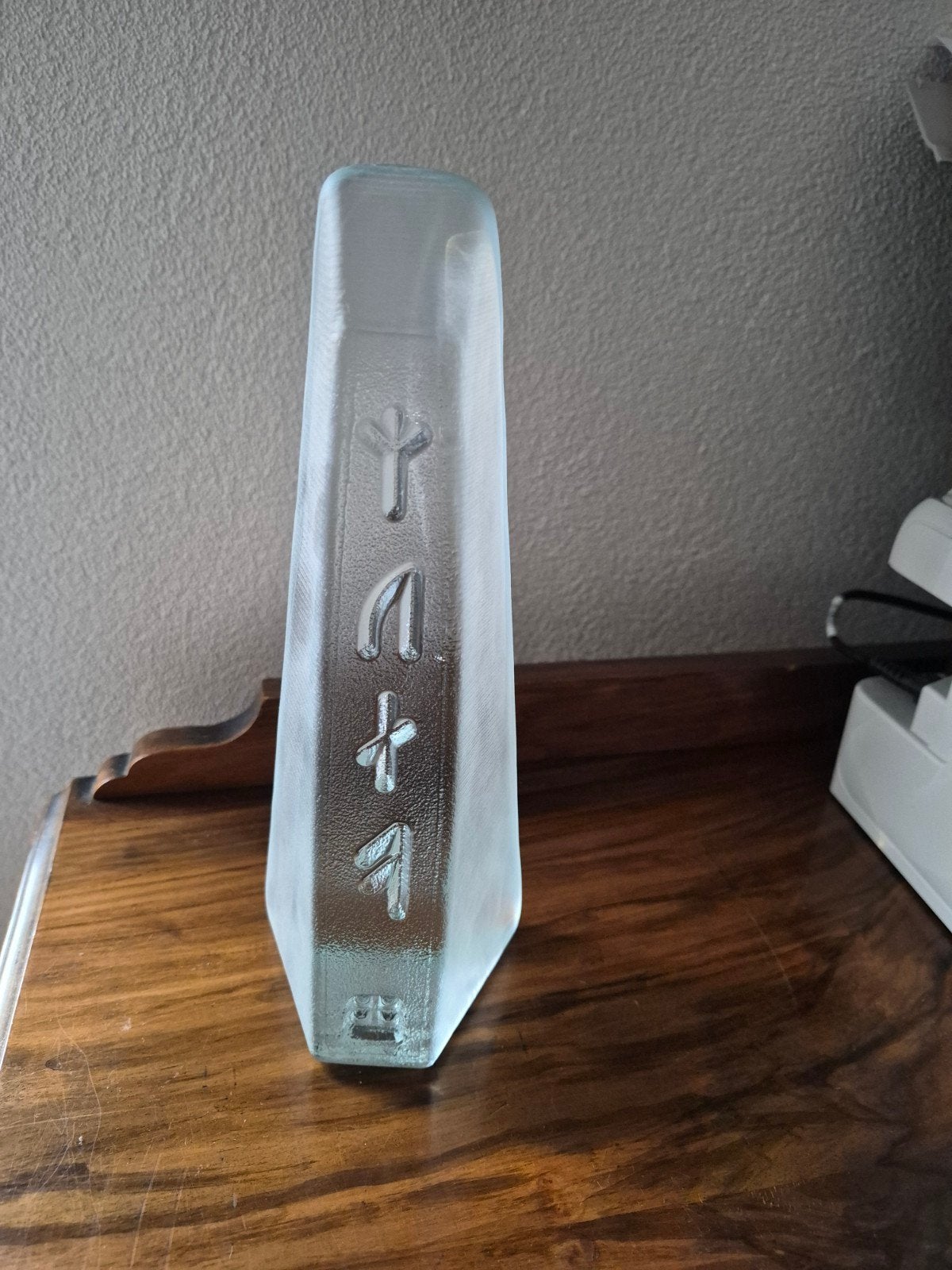 Vintage Glazen Obelisk 'Runa' - Mikael Axenbrant Bergdala, Ophalen of Verzenden