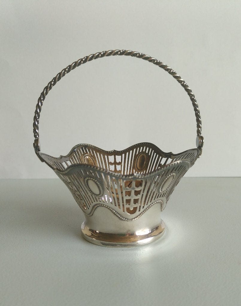 Verzilverd Art Deco suikermandje WMF, Antiek en Kunst, Ophalen of Verzenden, Zilver