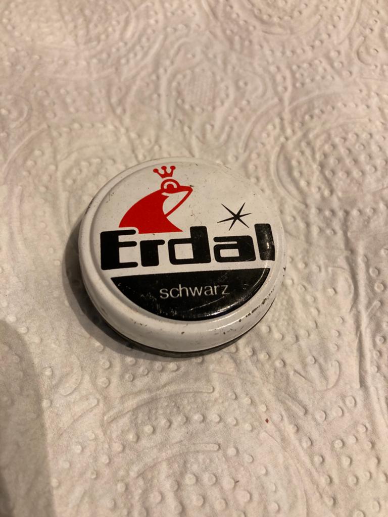 Blikje Erdal, Verzamelen, Ophalen of Verzenden, Gebruikt, Overige