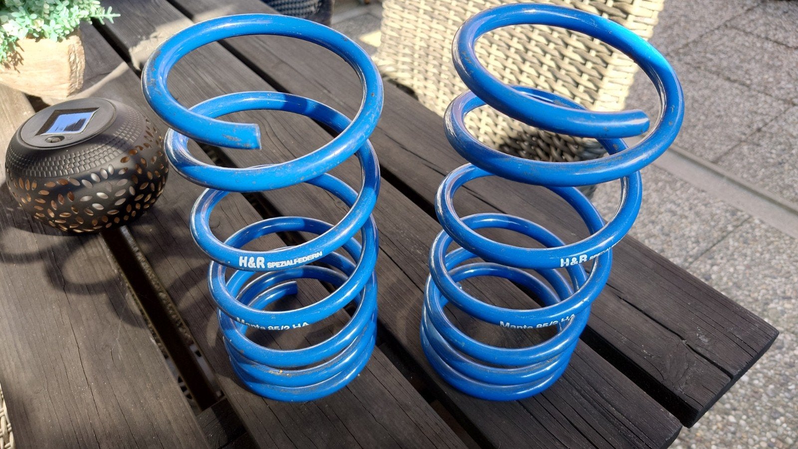 Opel Ascona/Manta B H&R verlagings veren alleen achter, Ophalen of Verzenden, Nieuw, Opel