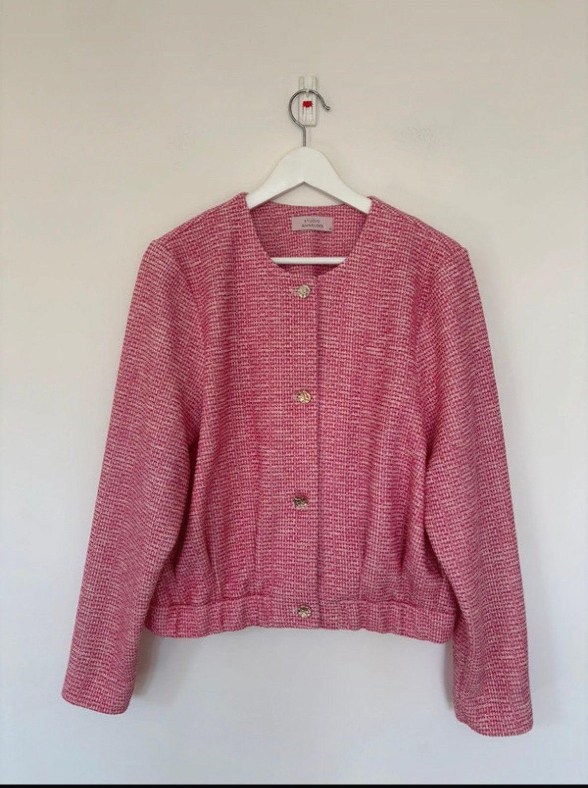 Studio anneloes tweed jacket M/38, Maat 38/40 (M), Overige kleuren, Ophalen of Verzenden, Zo goed als nieuw
