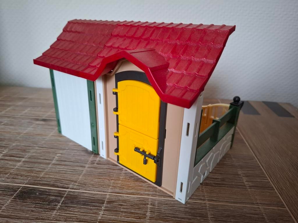 Playmobil paarden stal / box, Ophalen of Verzenden, Zo goed als nieuw