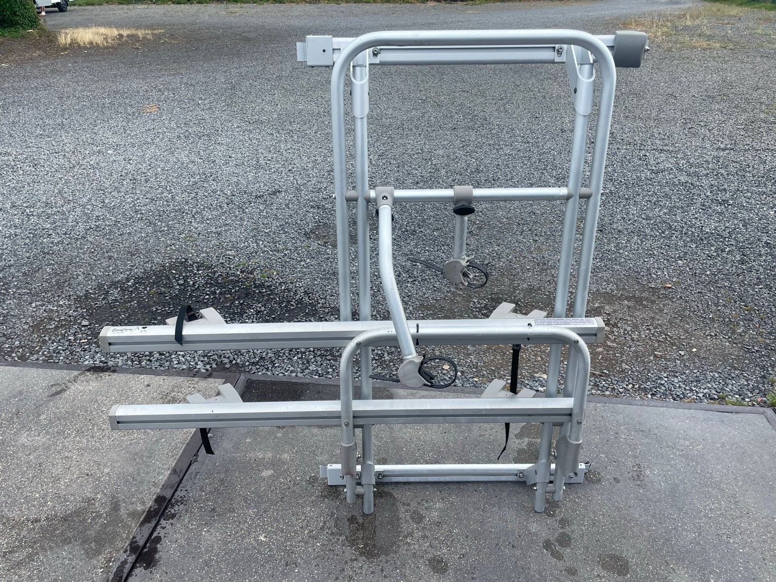 Luxe Aluminium Fietsendrager voor Bus, Ophalen, 2 fietsen, Gebruikt, Achterklepdrager
