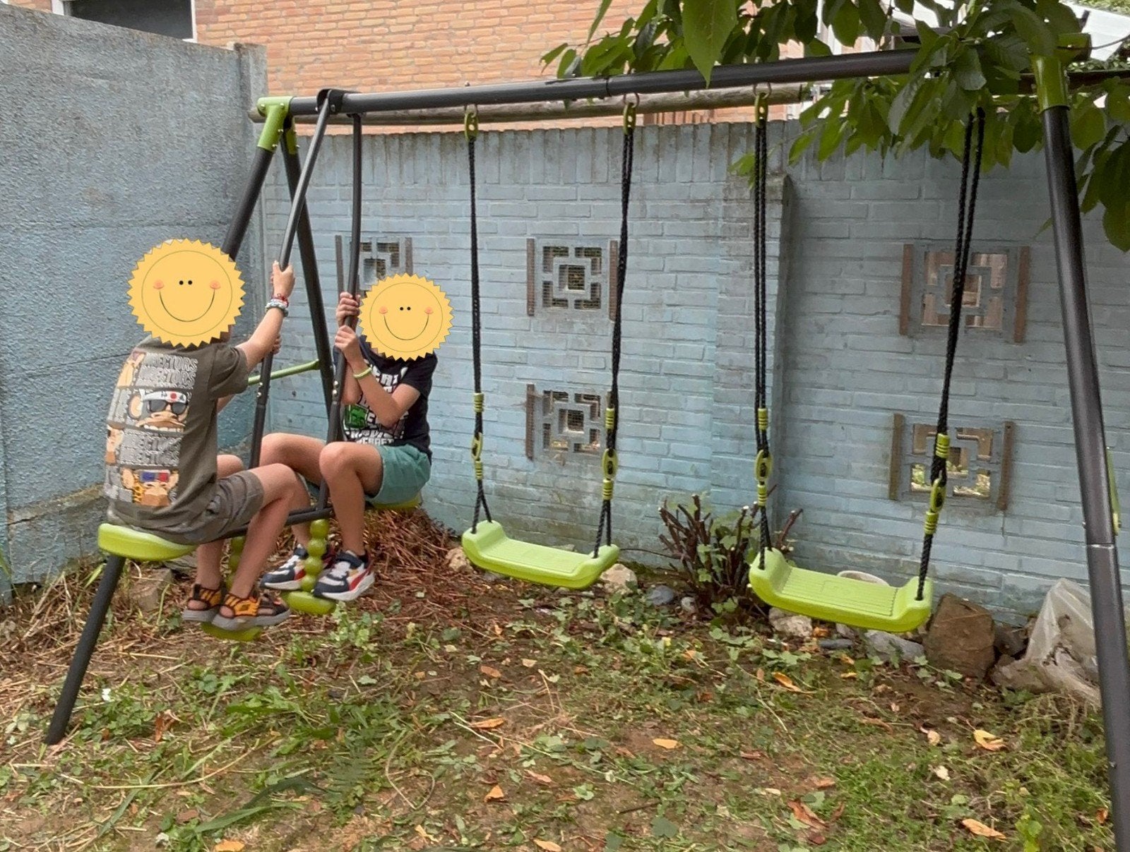 Schommelset met 3 zitjes - Gebruikt, Ophalen, Gebruikt, Schommel