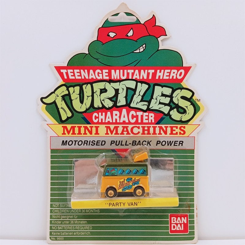 TMNT Party Van Bandai 1989 Character Mini Machines, Ophalen of Verzenden, Nieuw