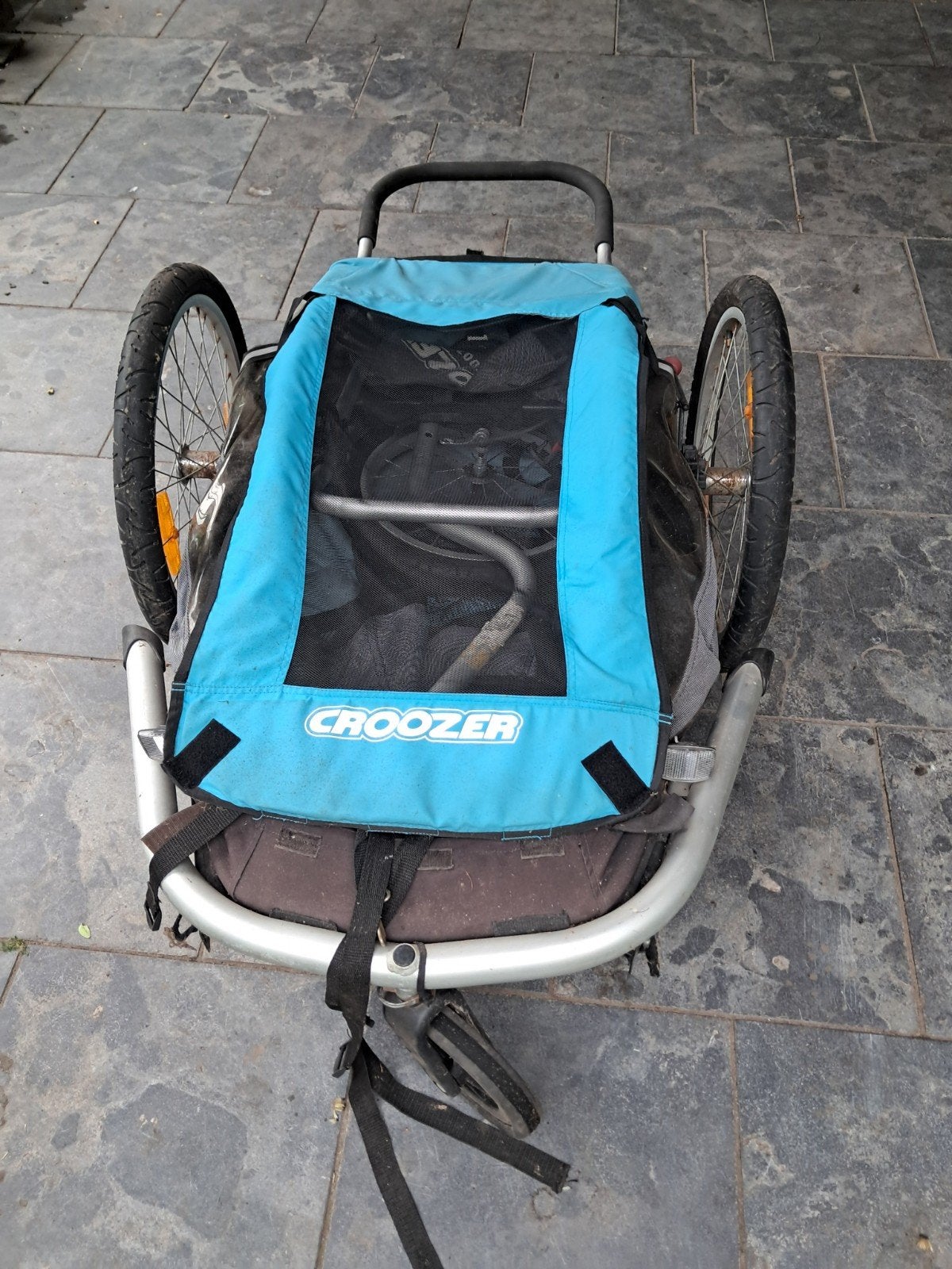 Fietskar 1 persoons., Gebruikt, Opvouwbaar, Ophalen of Verzenden, Kinderkar