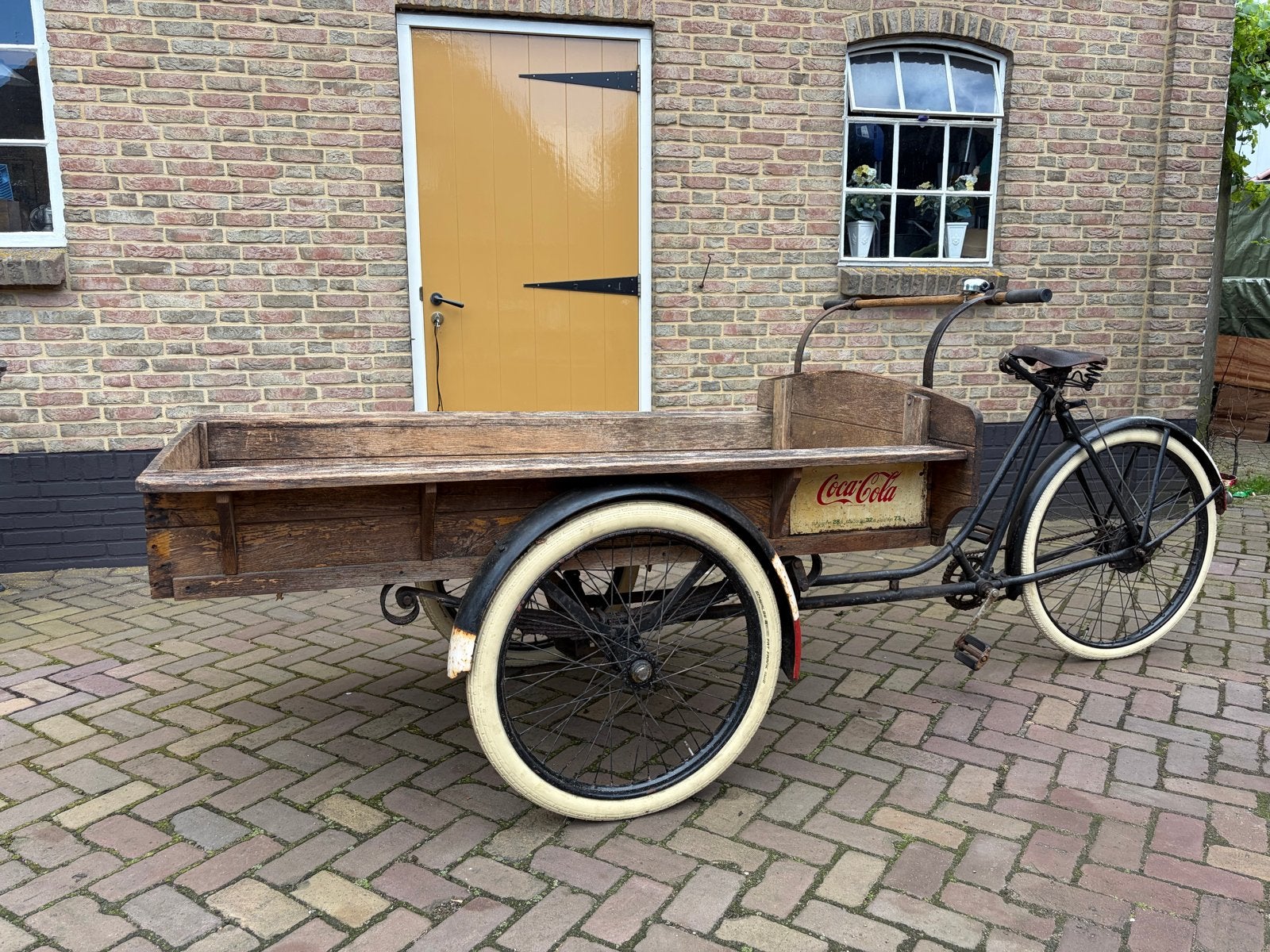Antiek Gazelle bakfiets, Fietsen en Brommers, Ophalen, Gebruikt, Goederen, Gazelle