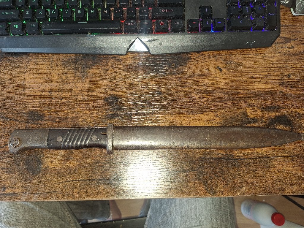 K98 bayonet, Verzamelen, Ophalen of Verzenden, Landmacht, Duitsland, Mes of Dolk