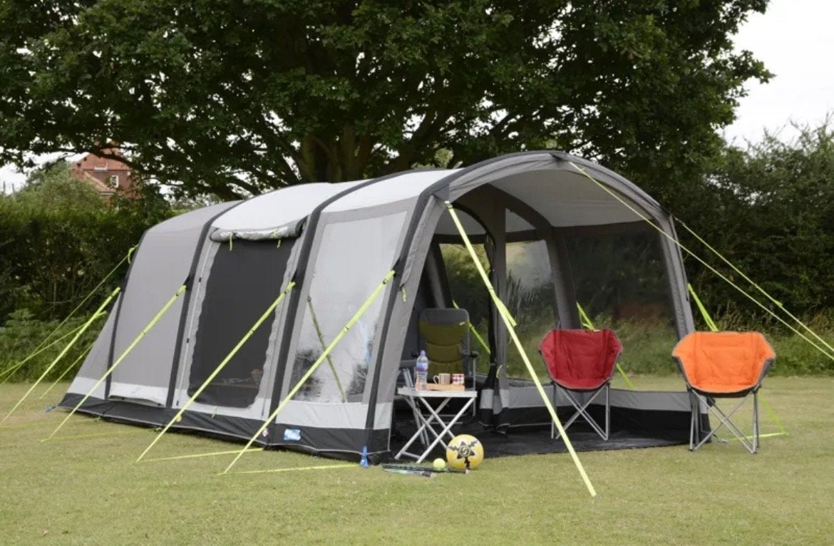 Kampa Hayling 4 AIR opblaasbare kampeertent, Ophalen, Gebruikt, Tot en met 4