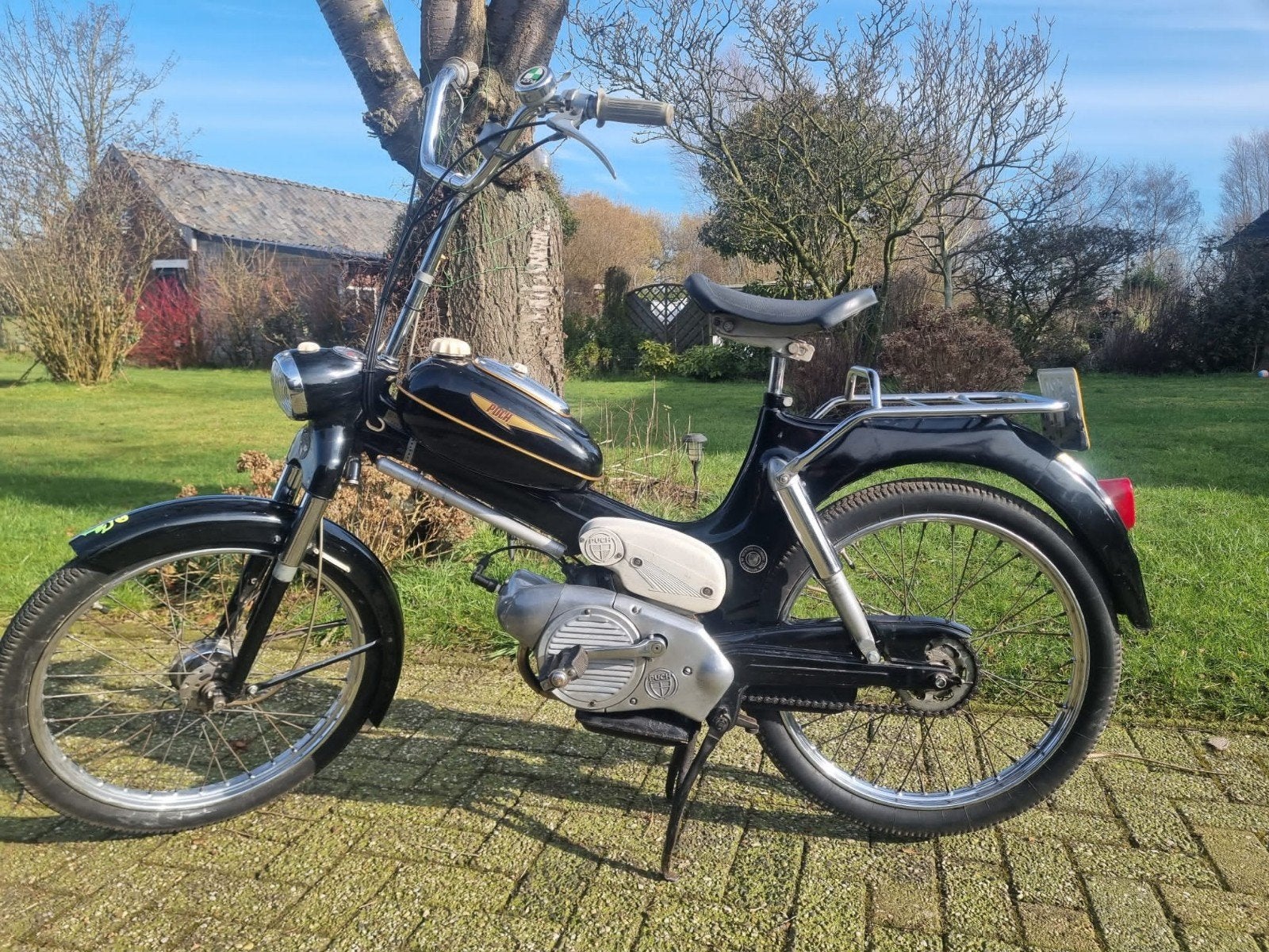 Bromfiets puch mv 50 1967, Ophalen