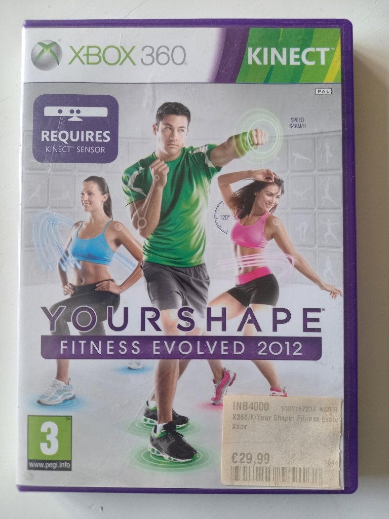 Your Shape Fitness Evolved 2012 - Xbox 360 Kinect, 1 speler, Eén computer, Ophalen of Verzenden, Zo goed als nieuw