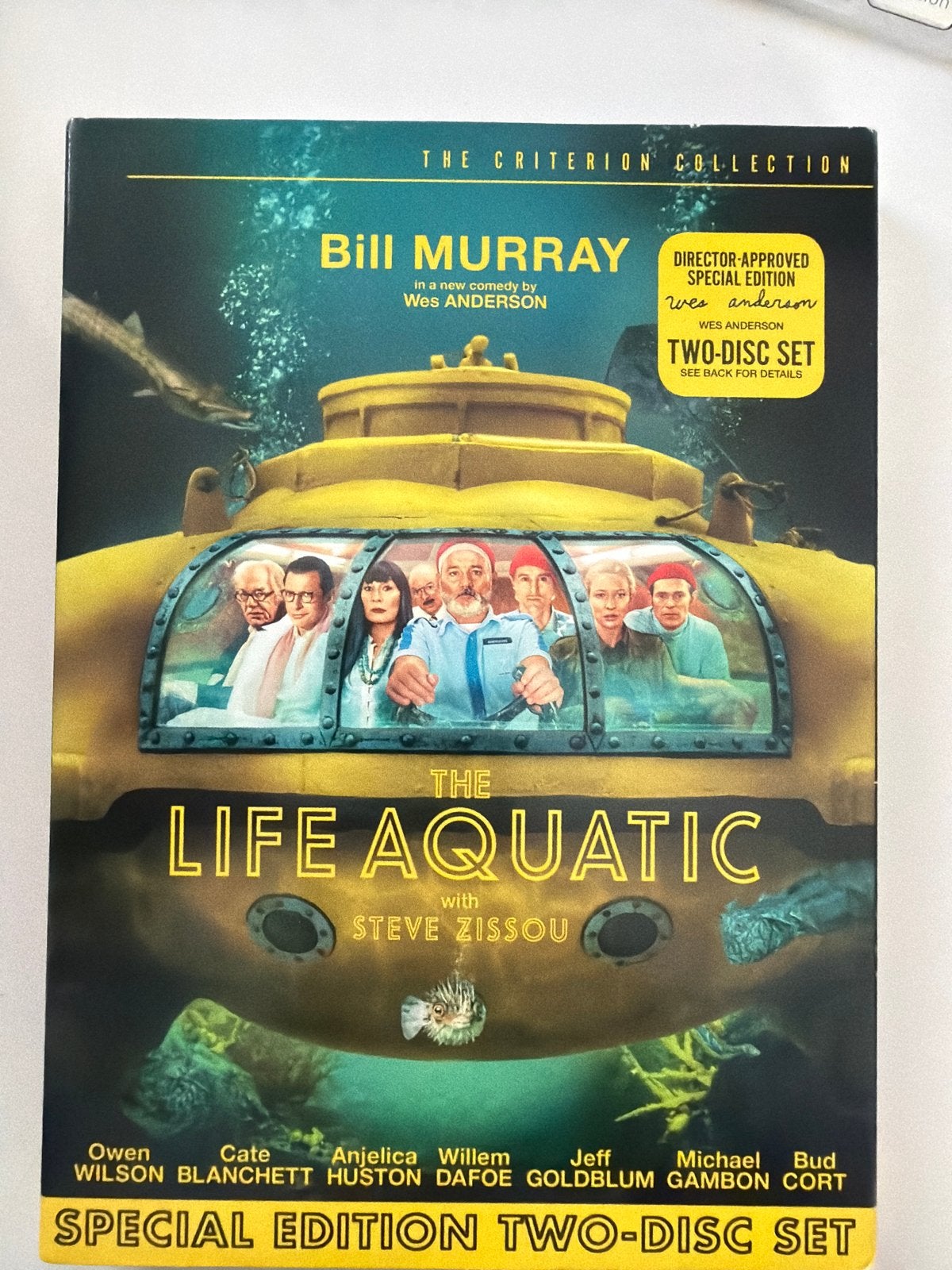 The Life Aquatic with Steve Zissou - Criterion Collection, Ophalen of Verzenden, Zo goed als nieuw, Vanaf 6 jaar, Engels