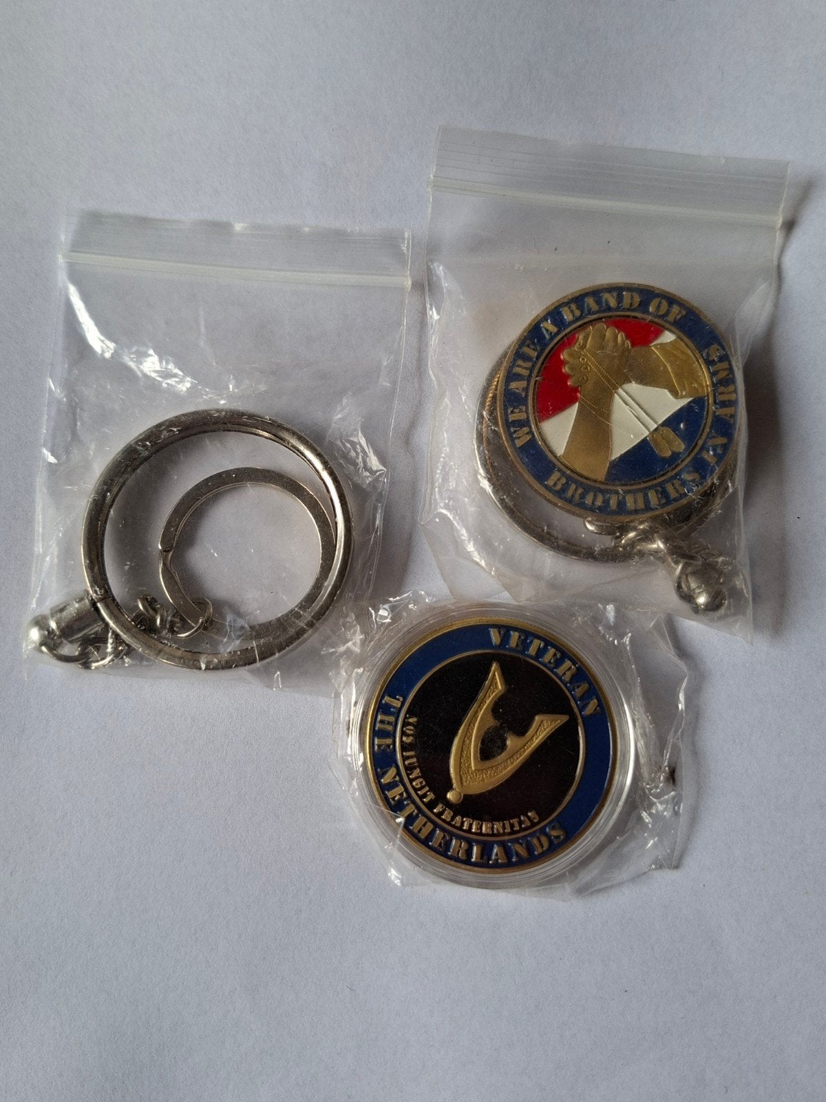 Veteranen penning Veteran The Netherlands, Verzamelen, Ophalen of Verzenden, Landmacht, Nederland, Embleem of Badge