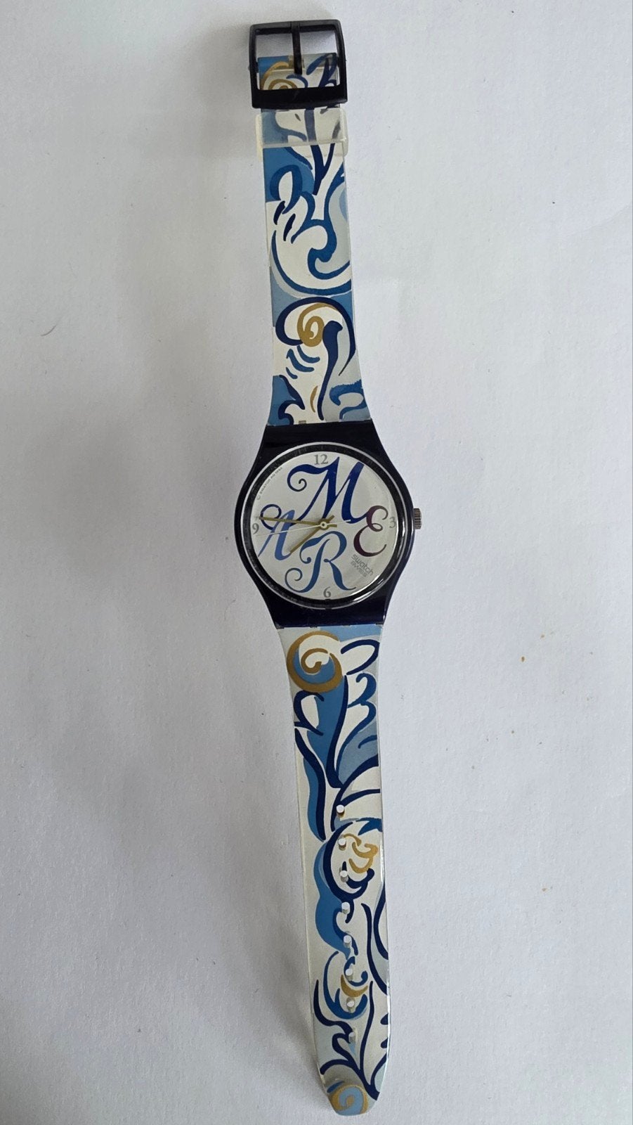 vintage Swatch Gent Algarve (GN128), Kunststof, Gebruikt, Polshorloge, Swatch