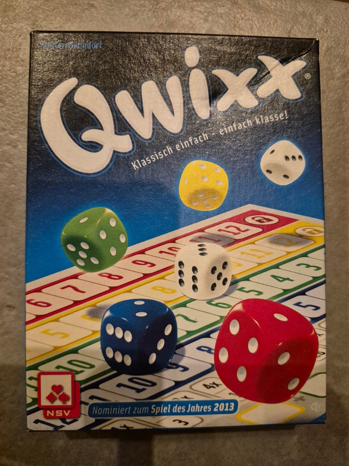Qwixx dobbelspel, Drie of vier spelers, Ophalen of Verzenden, Zo goed als nieuw, NSV