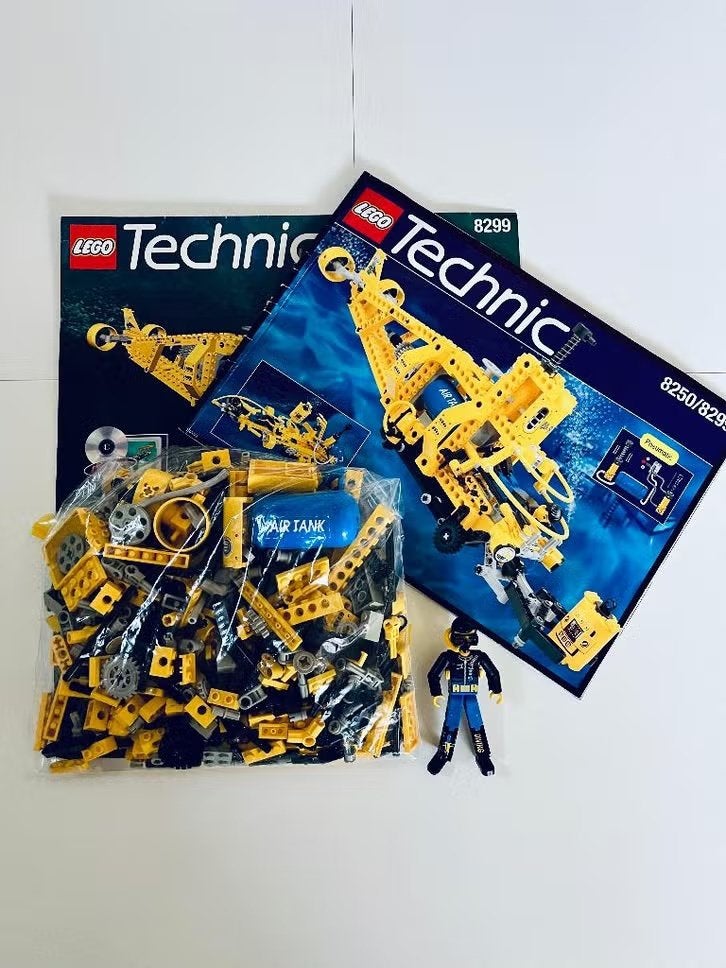 LEGO Technic 8250 / 8299 Search Sub incl. Poster, Kinderen en Baby's, Speelgoed | Duplo en Lego, Compleet, Gebruikt, Lego, Ophalen of Verzenden