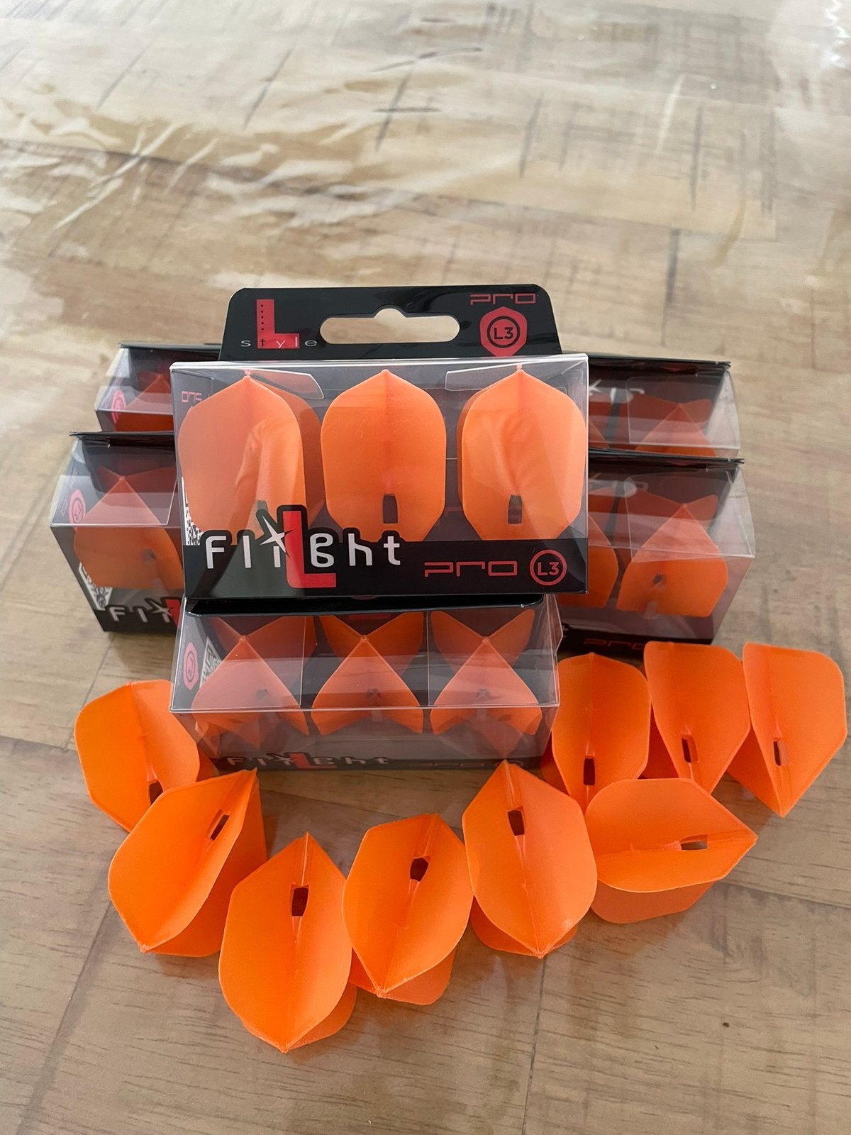 L-Style flights & shafts, Ophalen of Verzenden, Zo goed als nieuw, Flights