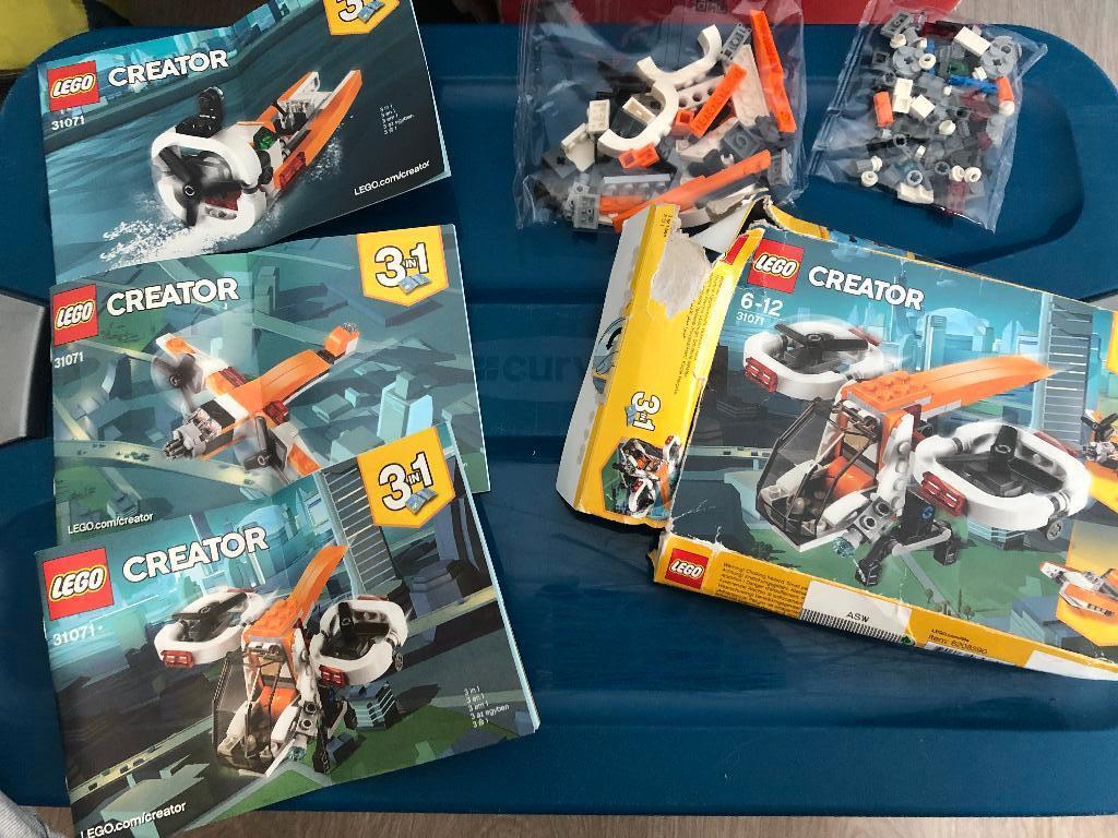 Lego creator 3in1 31071, Ophalen of Verzenden, Zo goed als nieuw, Complete set, Lego