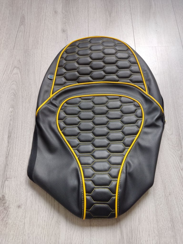 UITVERKOOP! Zadelhoes buddydek Vespa Sprint Primavera geel, Info@jynkx.com, Nieuw, Ophalen of Verzenden, Piazza 99