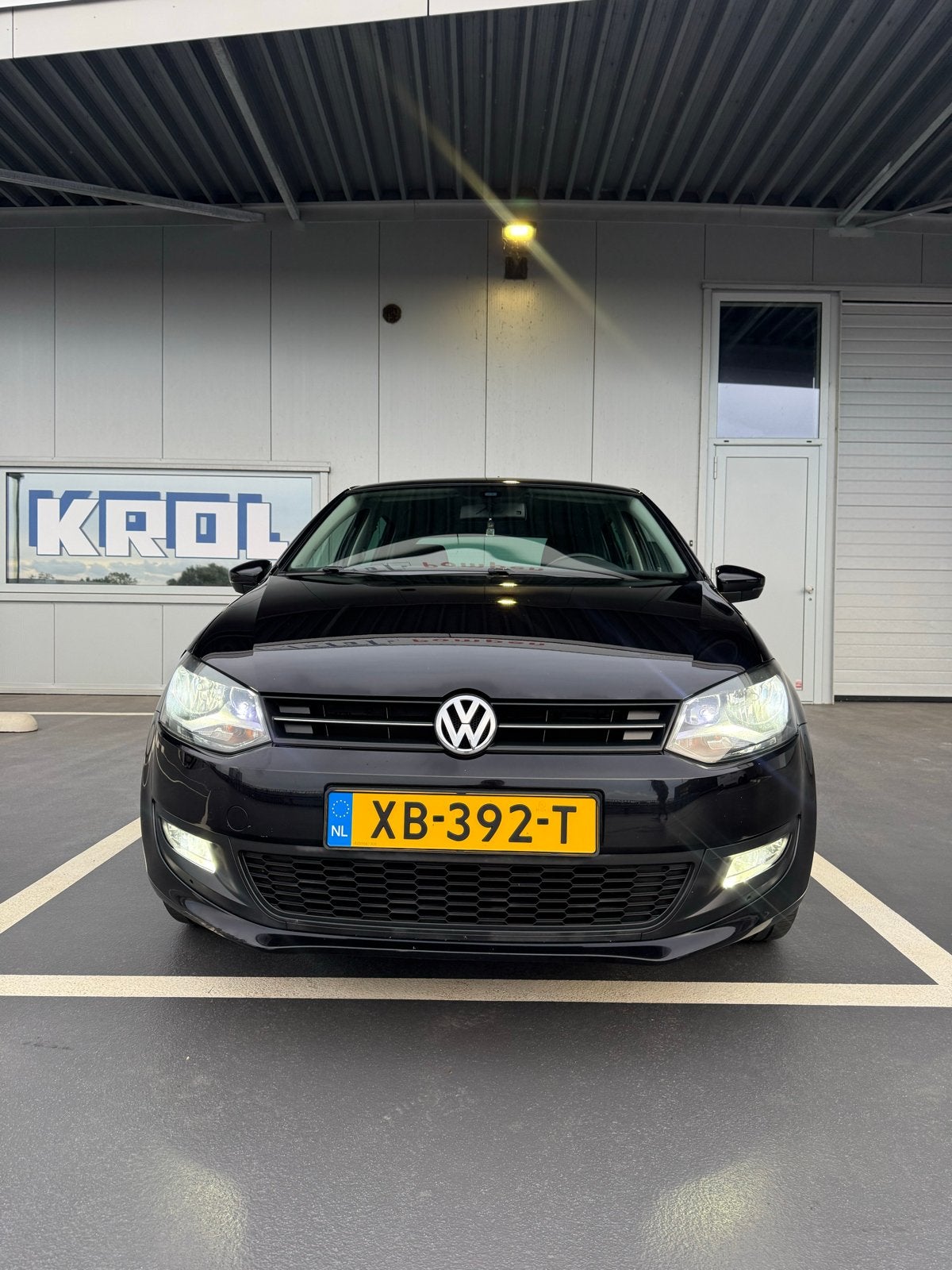 Volkswagen Polo 1.2 6V 44KW 5D 2010 Zwart, Voorwielaandrijving, 967 kg, 40 €/maand, 1198 cc
