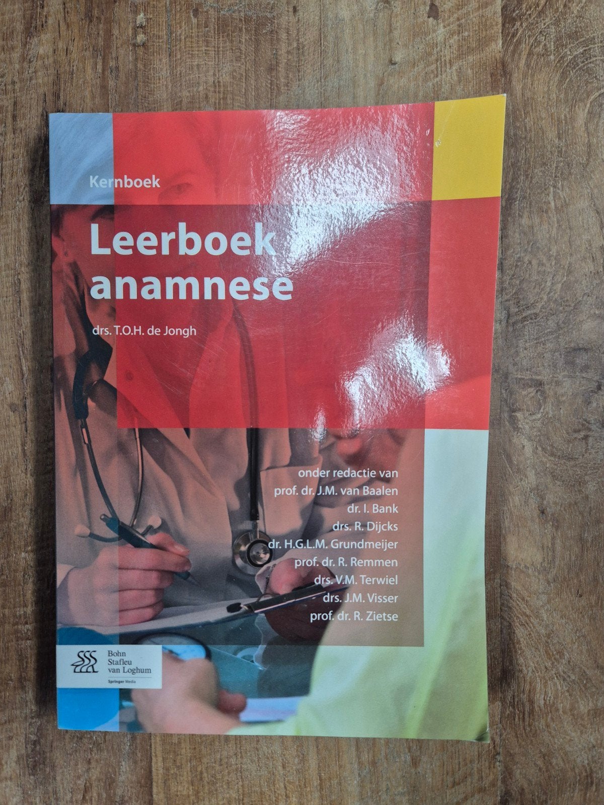Leerboek anamnese - drs. T.O.H. de Jongh, Boeken, Zo goed als nieuw, Drs. T.O.H. de Jongh, Beta, HBO