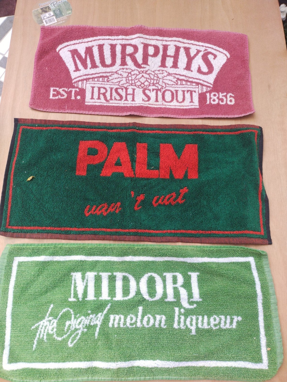 Bar towels Palm, Murphy's en Midori, Ophalen of Verzenden, Zo goed als nieuw, Overige typen