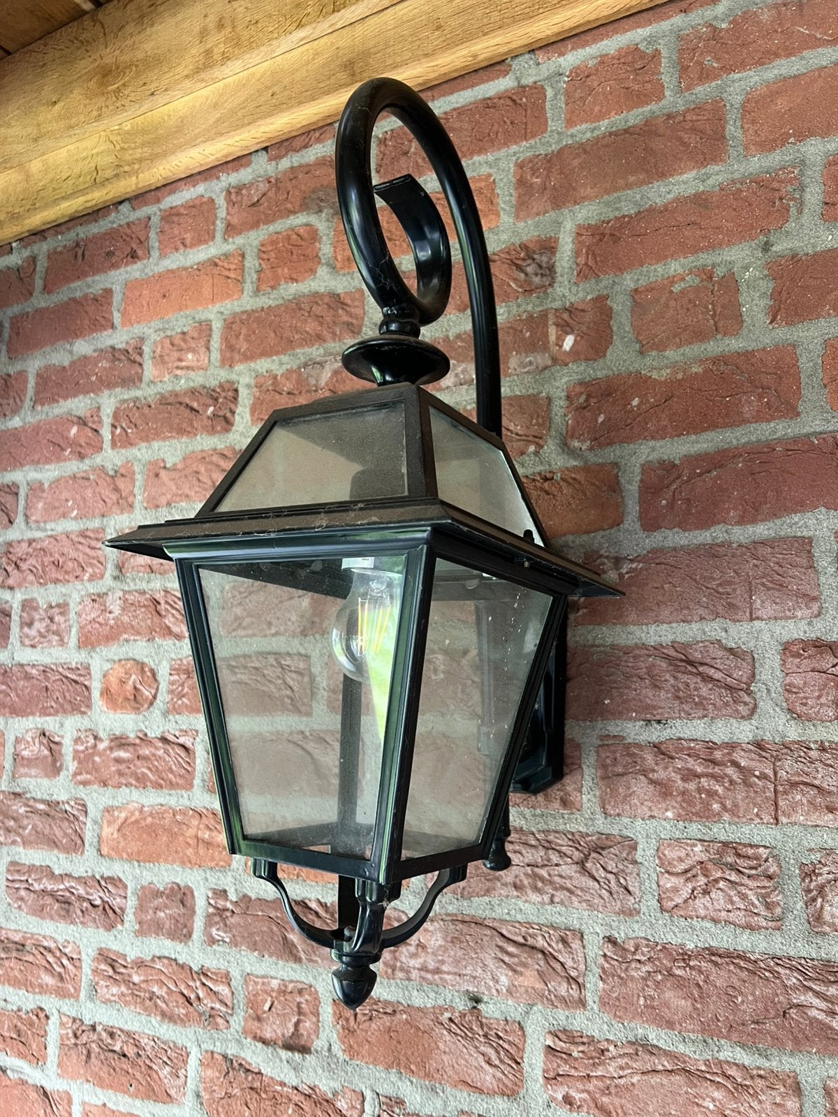 2x Amstelrade Buitenlamp Wandlantaarn, Tuin en Terras, Ophalen, Minder dan 50 watt, Wandlamp, Aluminium
