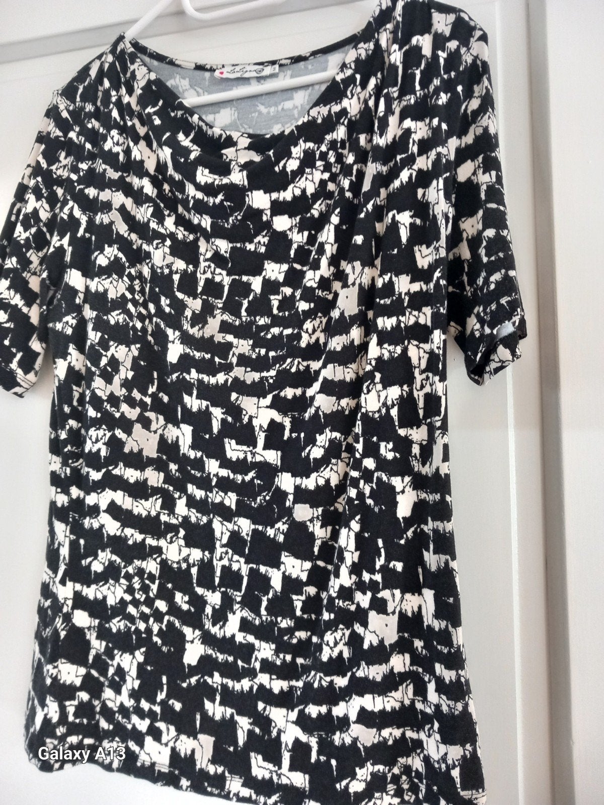 La Ligna mt M top, Maat 38/40 (M), Zwart, Ophalen of Verzenden, Korte mouw