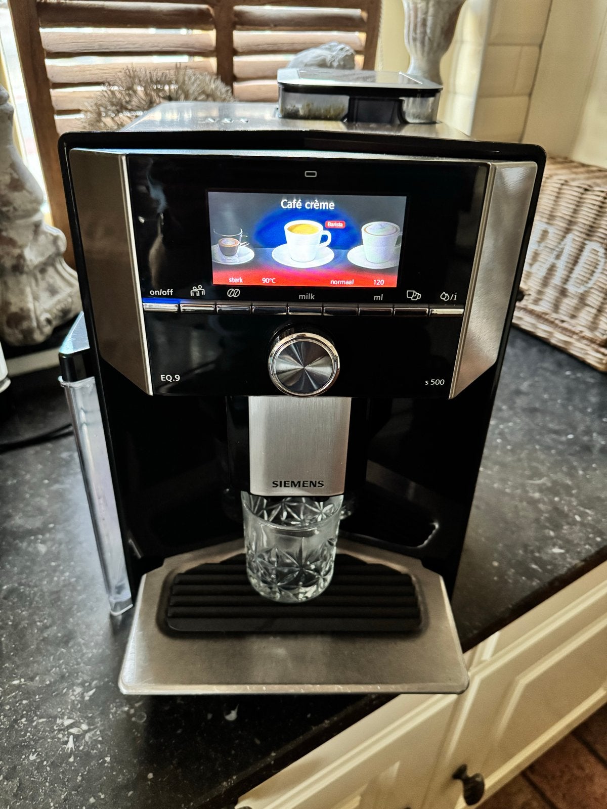 Siemens EQ.9 s500 volautomatische espressomachine, Ophalen, Gebruikt, Espresso apparaat, 10 kopjes of meer