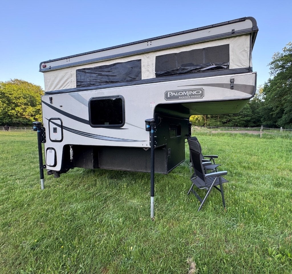 Pick up Camper unit, Palomino Back Pack SS 1251 bj 2014, Overige merken, Buscamper of Camperbus, Geïsoleerd glas, Koelkast