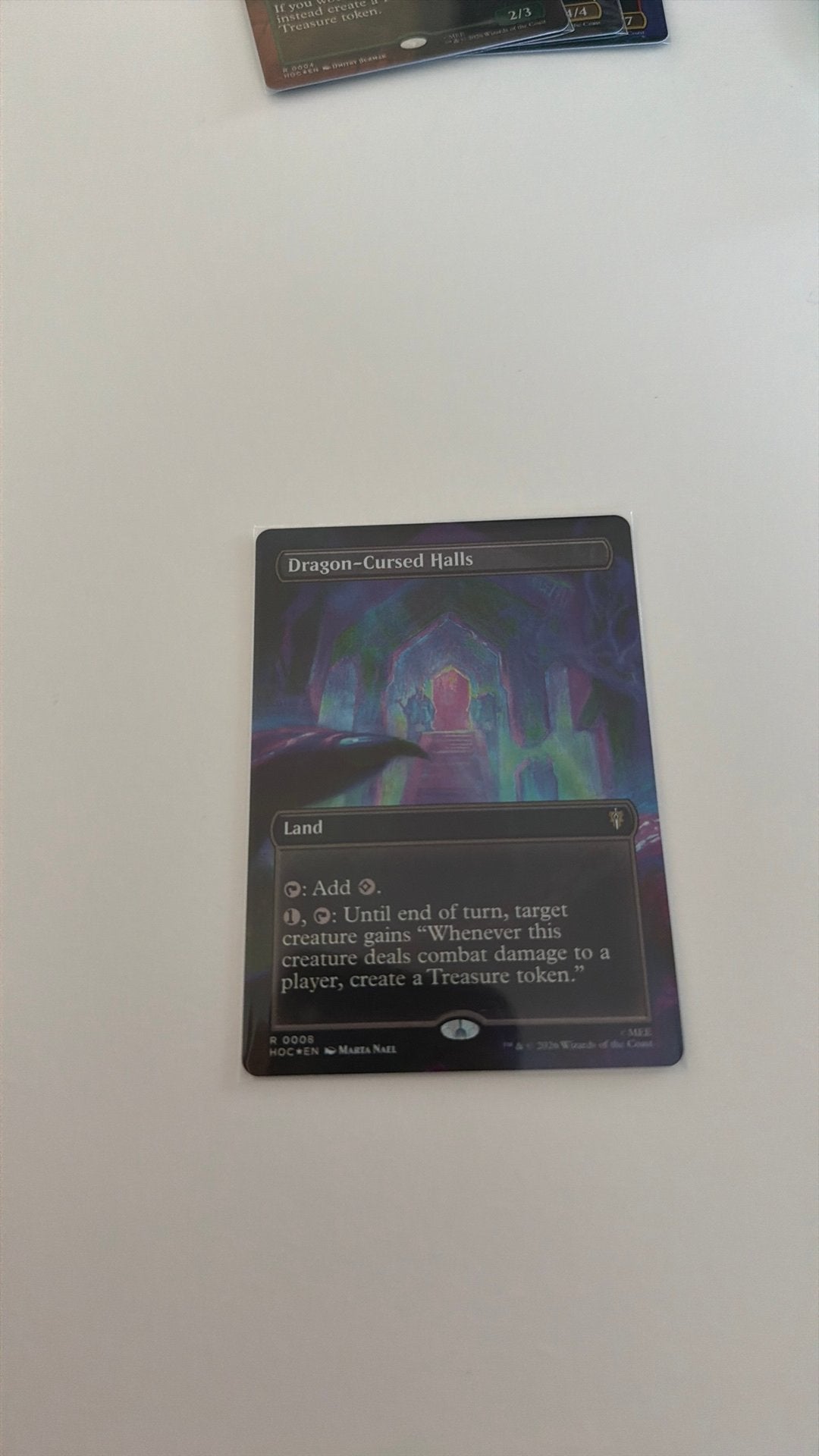 Dragon-Cursed Halls (foil), Ophalen of Verzenden, Zo goed als nieuw