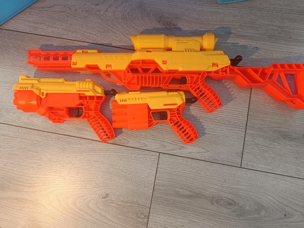 Nerf gun set 4pistolen, Ophalen of Verzenden