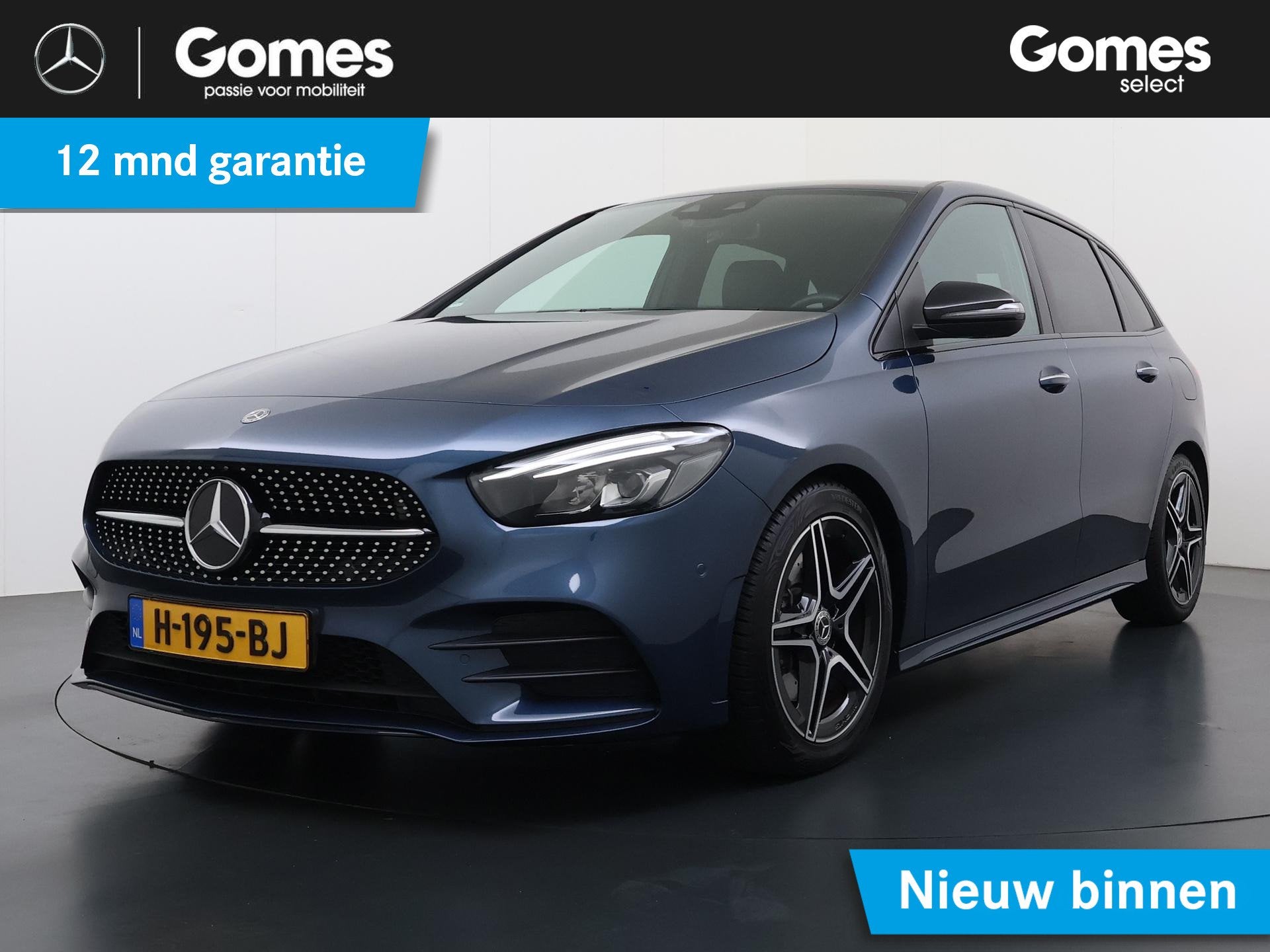 Mercedes-Benz B-klasse 220 Launch Edition Premium | AMG | Ke, Auto's, Gebruikt, Blauw, Leder en Stof, Origineel Nederlands